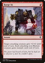 Matte Finish Throne of Eldraine Barge In ( #112 )