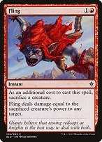 Matte Finish Throne of Eldraine Fling ( #126 )