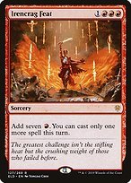 Matte Finish Throne of Eldraine Irencrag Feat ( #127 )