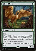 Matte Finish Throne of Eldraine Gilded Goose ( #160 )