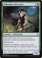 Matte Finish Throne of Eldraine Oakhame Adversary ( #167 )