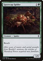 Matte Finish Throne of Eldraine Sporecap Spider ( #176 )
