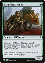 Matte Finish Throne of Eldraine Wildwood Tracker ( #183 )