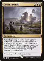 Matte Finish Throne of Eldraine Doom Foretold ( #187 )
