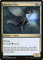 Matte Finish Throne of Eldraine Maraleaf Pixie ( #196 )