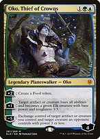Matte Finish Throne of Eldraine Oko, Thief of Crowns ( #197 )