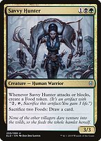 Matte Finish Throne of Eldraine Savvy Hunter ( #200 )