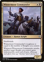 Matte Finish Throne of Eldraine Wintermoor Commander ( #205 )