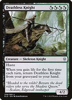 Matte Finish Throne of Eldraine Deathless Knight ( #208 )