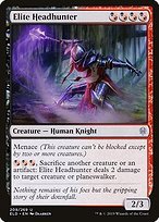 Matte Finish Throne of Eldraine Elite Headhunter ( #209 )
