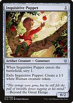 Matte Finish Throne of Eldraine Inquisitive Puppet ( #223 )