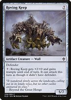Matte Finish Throne of Eldraine Roving Keep ( #228 )