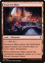 Matte Finish Throne of Eldraine Dwarven Mine ( #243 )