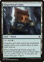 Matte Finish Throne of Eldraine Gingerbread Cabin ( #245 )