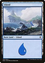 Matte Finish Throne of Eldraine Island ( #255 )