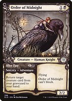 Matte Finish Throne of Eldraine Order of Midnight // Alter Fate ( #288 )