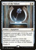 Matte Finish Throne of Eldraine Mace of the Valiant ( #314 )