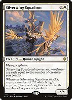 Matte Finish Throne of Eldraine Silverwing Squadron ( #315 )