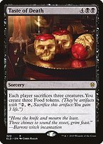 Matte Finish Throne of Eldraine Taste of Death ( #320 )