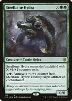Matte Finish Throne of Eldraine Steelbane Hydra ( #322 )