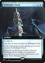 Matte Finish Throne of Eldraine Midnight Clock ( #346 )