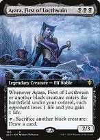 Matte Finish Throne of Eldraine Ayara, First of Locthwain ( #350 )