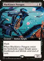 Matte Finish Throne of Eldraine Blacklance Paragon ( #351 )