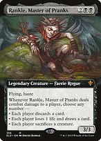 Matte Finish Throne of Eldraine Rankle, Master of Pranks ( #356 )