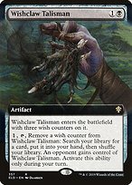 Matte Finish Throne of Eldraine Wishclaw Talisman ( #357 )