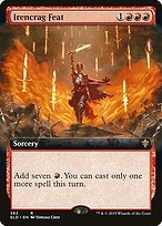 Matte Finish Throne of Eldraine Irencrag Feat ( #362 )