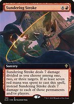 Matte Finish Throne of Eldraine Sundering Stroke ( #366 )