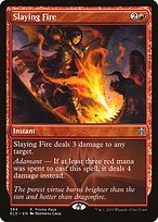 Matte Finish Throne of Eldraine Slaying Fire ( #394 )