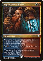 Matte Finish Throne of Eldraine Improbable Alliance ( #396 )