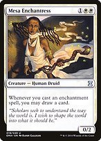 Matte Finish Eternal Masters Mesa Enchantress ( #19 )