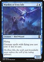 Matte Finish Eternal Masters Warden of Evos Isle ( #76 )