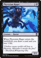 Matte Finish Eternal Masters Phyrexian Rager ( #102 )