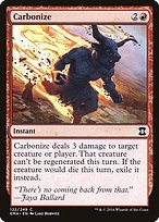 Matte Finish Eternal Masters Carbonize ( #122 )