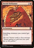 Matte Finish Eternal Masters Orcish Oriflamme ( #140 )