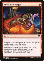 Matte Finish Eternal Masters Reckless Charge ( #144 )