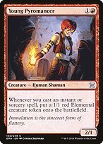 Matte Finish Eternal Masters Young Pyromancer ( #155 )