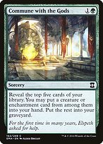Matte Finish Eternal Masters Commune with the Gods ( #162 )