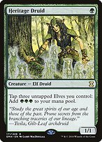 Matte Finish Eternal Masters Heritage Druid ( #171 )