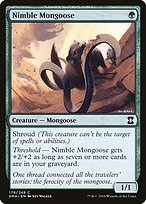Matte Finish Eternal Masters Nimble Mongoose ( #179 )