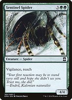 Matte Finish Eternal Masters Sentinel Spider ( #185 )