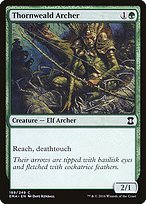 Matte Finish Eternal Masters Thornweald Archer ( #189 )