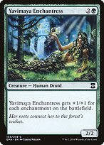 Matte Finish Eternal Masters Yavimaya Enchantress ( #194 )