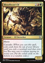 Matte Finish Eternal Masters Bloodbraid Elf ( #197 )