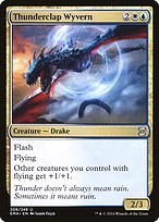 Matte Finish Eternal Masters Thunderclap Wyvern ( #208 )
