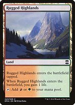 Matte Finish Eternal Masters Rugged Highlands ( #243 )