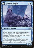 Glossy Finish Eldritch Moon Grizzled Angler // Grisly Anglerfish ( #63 )